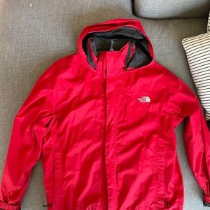 North Face rain jacket Mens size large